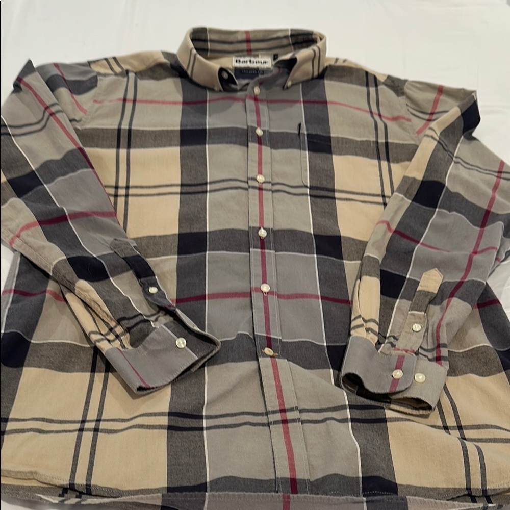 Barbour Mens’s plaid button down